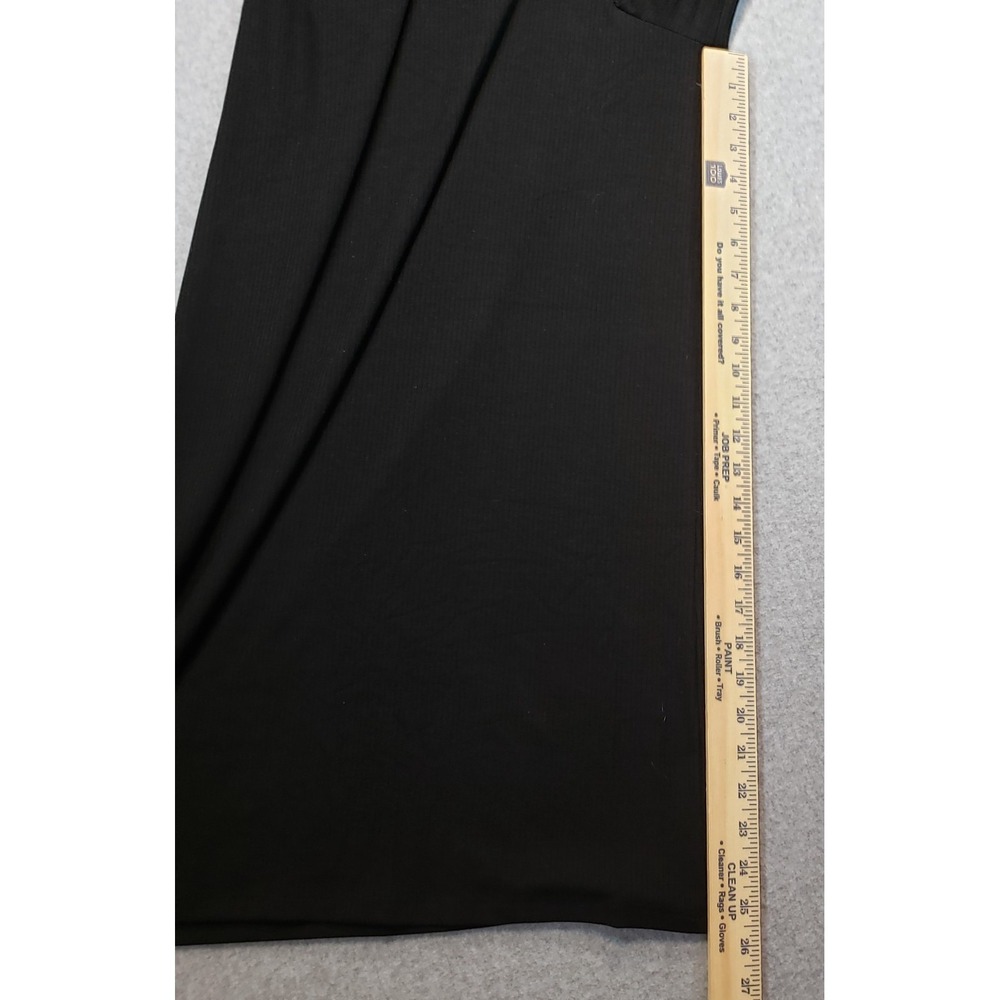 Torrid Short Sleeve Rib Princess Seam Wide Leg Jumpsuit Black Size M/L NWT - Picture 6 of 11
